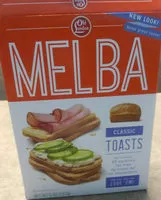 Amount of sugar in Old London, Classic Melba Toast