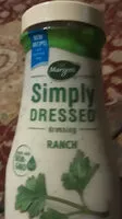 Amount of sugar in Simply Dresses Ranch dressing