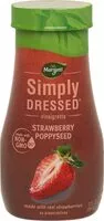 Amount of sugar in Simply dressed strawberry poppyseed vinaigrette