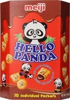 Amount of sugar in Hello panda chocolate biscuit