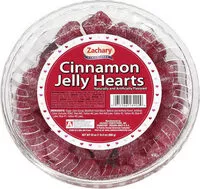 Amount of sugar in Jelly Hearts, Cinnamon