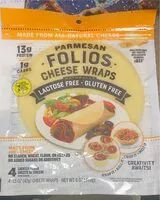 Amount of sugar in Folios cheese wraps