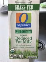 Amount of sugar in Organic reduced fat milk