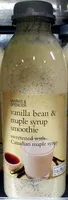 Amount of sugar in Vanilla bean & maple syrup smoothie