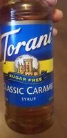 Amount of sugar in Sugar free classic caramel syrup ounce