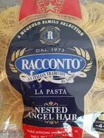 Amount of sugar in Racconto Angel Hair