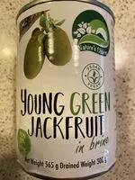 Amount of sugar in Young Green Jackfruit in brine