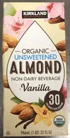 Amount of sugar in Organic Vanilla Almond Milk