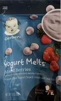Amount of sugar in Yogurt Melts Mixed Berries