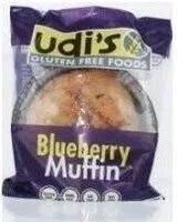 Amount of sugar in Udis Gluten Free Muffin Blueberry