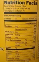 Sugar and nutrients in Naked pb