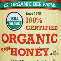 Amount of sugar in Organic raw Honey