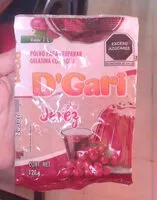 Amount of sugar in Gelatina D'Gari