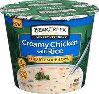 Amount of sugar in Country kitchens hearty soup bowl creamy chicken with rice