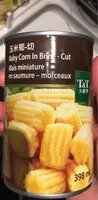 Amount of sugar in Baby Corn in Brine - Cut