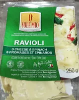 Amount of sugar in Ravioli 3 Cheese & Spinach