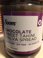 Amount of sugar in Foods chocolate tahini halva spread