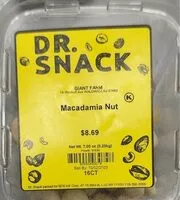 Amount of sugar in Macadamia nut