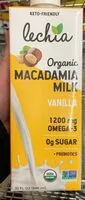 Amount of sugar in Lechia Macadamia Milk