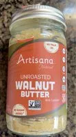 Amount of sugar in Unroasted Walnut Butter with Cashews