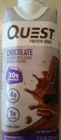Sugar and nutrients in Quest protein shake chocolate flavoured