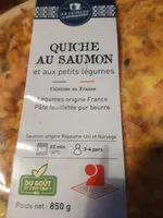 Amount of sugar in Quiche précuite aux saumon et aux légumes