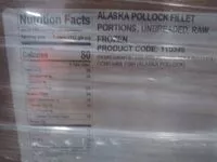 Amount of sugar in Alaskan Pollock Fillet