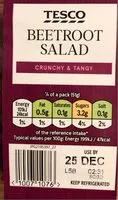 Amount of sugar in Beetroot Salad