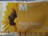 Amount of sugar in Toast Soleil