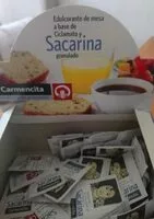 Amount of sugar in Sacarina