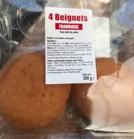 Amount of sugar in 4 beignets framboise
