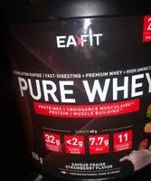 Amount of sugar in Pure Whey Fraise 850g