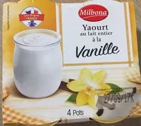 Amount of sugar in Yaourt à la vanille