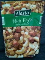 Amount of sugar in Alesto mixed nuts (walnuts, hazelnuts, cashews, almonds)