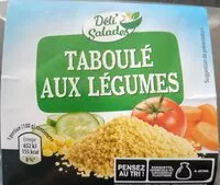 Amount of sugar in Taboulé aux légumes