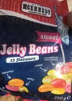 Amount of sugar in Mcennedy Jelly Beans
