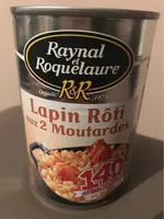 Amount of sugar in Lapin Roti aux 2 Moutardes