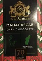 Amount of sugar in Madagaskar Edelschokolade 70%