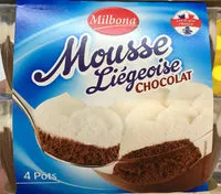 Amount of sugar in Mousse à la liégeoise chocolat
