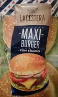 Amount of sugar in Maxi burger - con sésamo