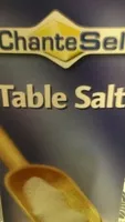 Amount of sugar in Table salt