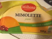 Amount of sugar in Mimolette jeune affinée 4 semaines