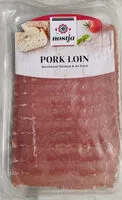 Raw cured smoked ham with reduced fat