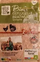 Amount of sugar in Bio Geflügel-Bratwurst