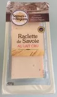 Amount of sugar in Raclette de savoie au lait cru