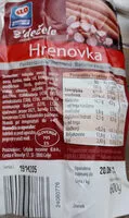 Amount of sugar in Hrenovka