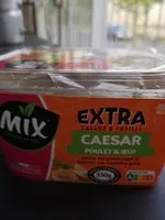 Amount of sugar in EXTRA Salade & Fusilli Caesar Poulet et Oeuf, 330g