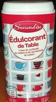 Amount of sugar in Édulcorant de table