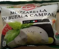 Amount of sugar in Mozzarella di bufala campana AOP