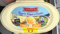 Amount of sugar in Beurre Doux Léger & Tendre (40 % MG) Tartine & Cuisine